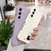 Custodia per Telefono Gatti nel Panico per Samsung Galaxy A37 A57 Copertura in Silicone Liquido