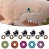100Set Safety Eyes Doll Eyes 24mm Plastic Glitter Eyes with Colorful Washers for Plush Toys Teddy Bear Crafts