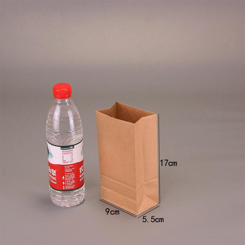 

Крафтовый бумажный пакет для еды с квадратным дном - Маслостойкий и пригодный для печати для еды на вынос или хлеба