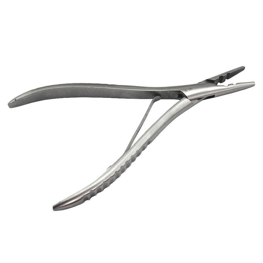 Hair Extension Tool Stainless Steel Hair Pliers with 2 Holes Remover Beads Opener Tool Weft Extension Hair Styling Hair Beauty Salon Accessories