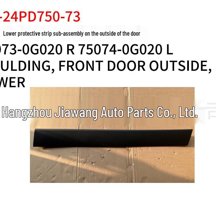 Schutzleiste unten für die Vordertür, Baugruppe für 2024 Toyota Prado, Modell 75073-0G020 R.