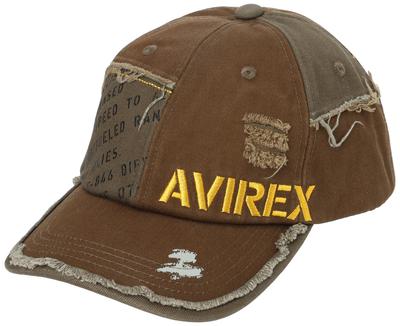AVIREX Distressed Mesh 80315600 Cap, Khaki,