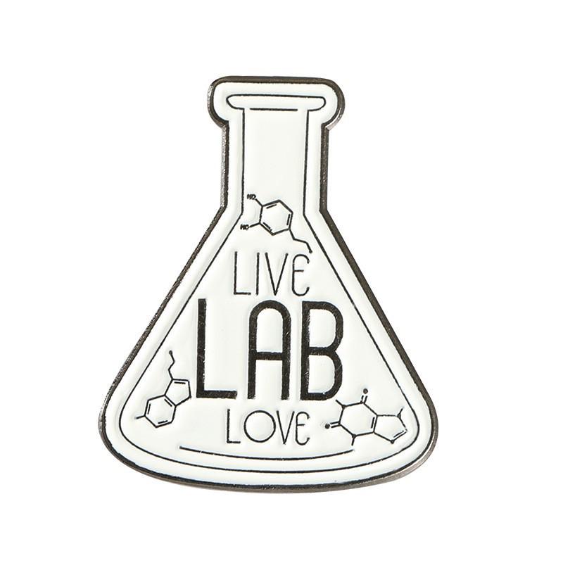 Creative Metal Element Cartoon Brooch Pin – Backpack Accessory, Small Gift Badge