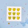 3D Heart Diamond Sticker Crystal Diy Handmade Material Desktop Decoration Phone Case Camera Kawaii Stickers Cup Laptop Decor