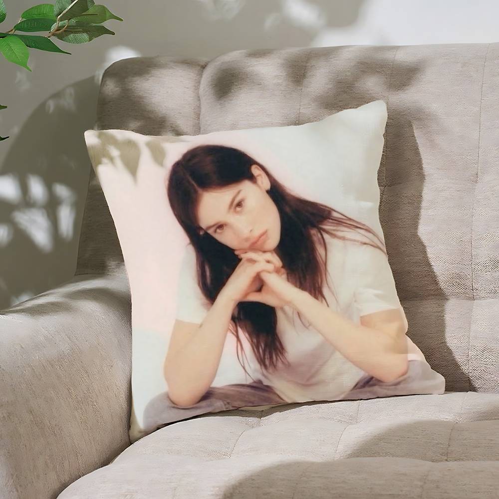 Music Star Singer G-Gracie A-Abrams Pillow Cover Nordic Vintage Style Cushion Covers Home Living Room Sofa Couch Seat Decor
