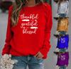 2026 Women's English Letter Pattern Round Neck Hoodie