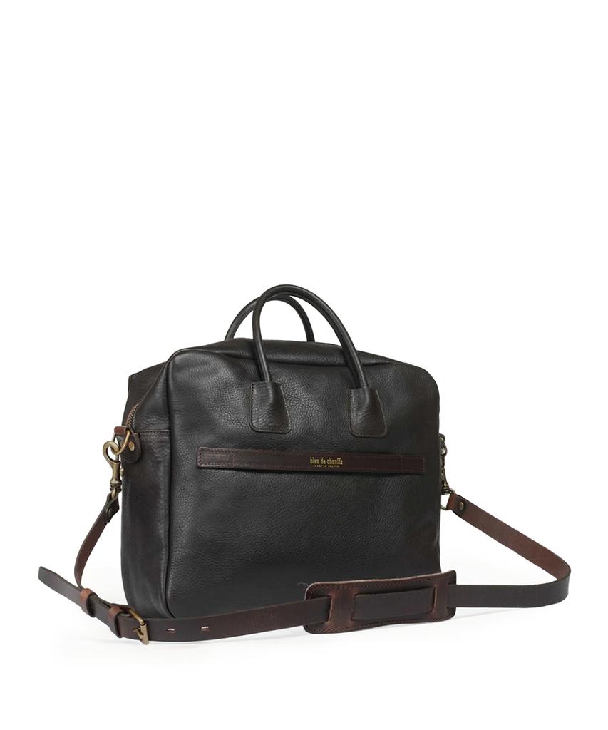 Bleudechauffe Zepfo Solo Briefcase - Dark Brown