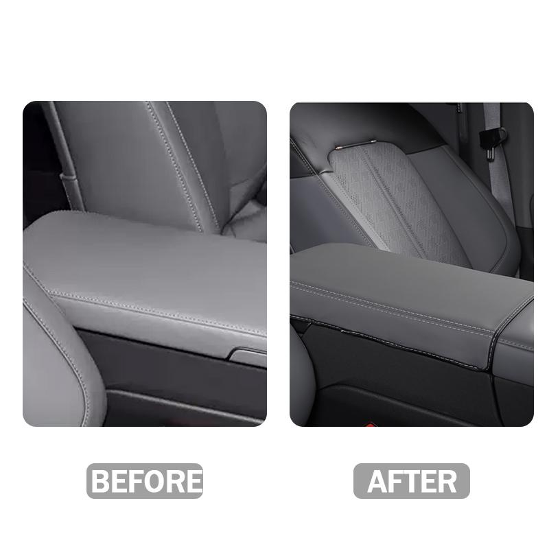 For ZEEKR 7X 2025+ Centre Console Armrest Cover Leather Armrest Protector Anti-Slip Scratch-Resistant Interior Car Accessories