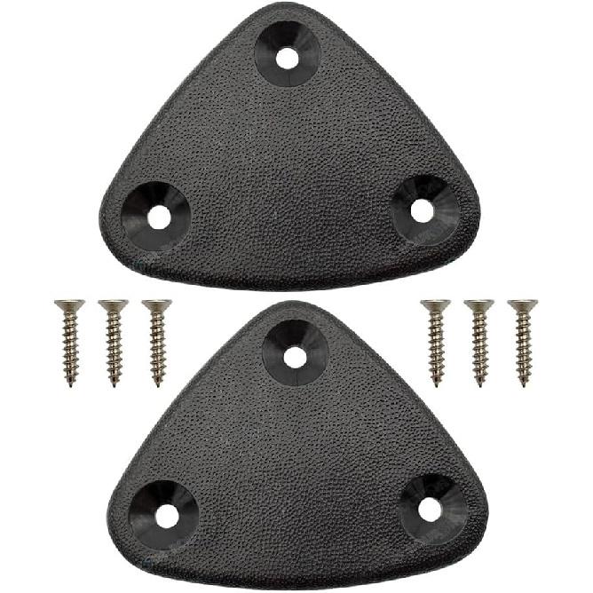 

Sun Visor Delete Blank Plates for Chevrolet Camaro Pontiac Firebird 1970-2002 Black Plastic