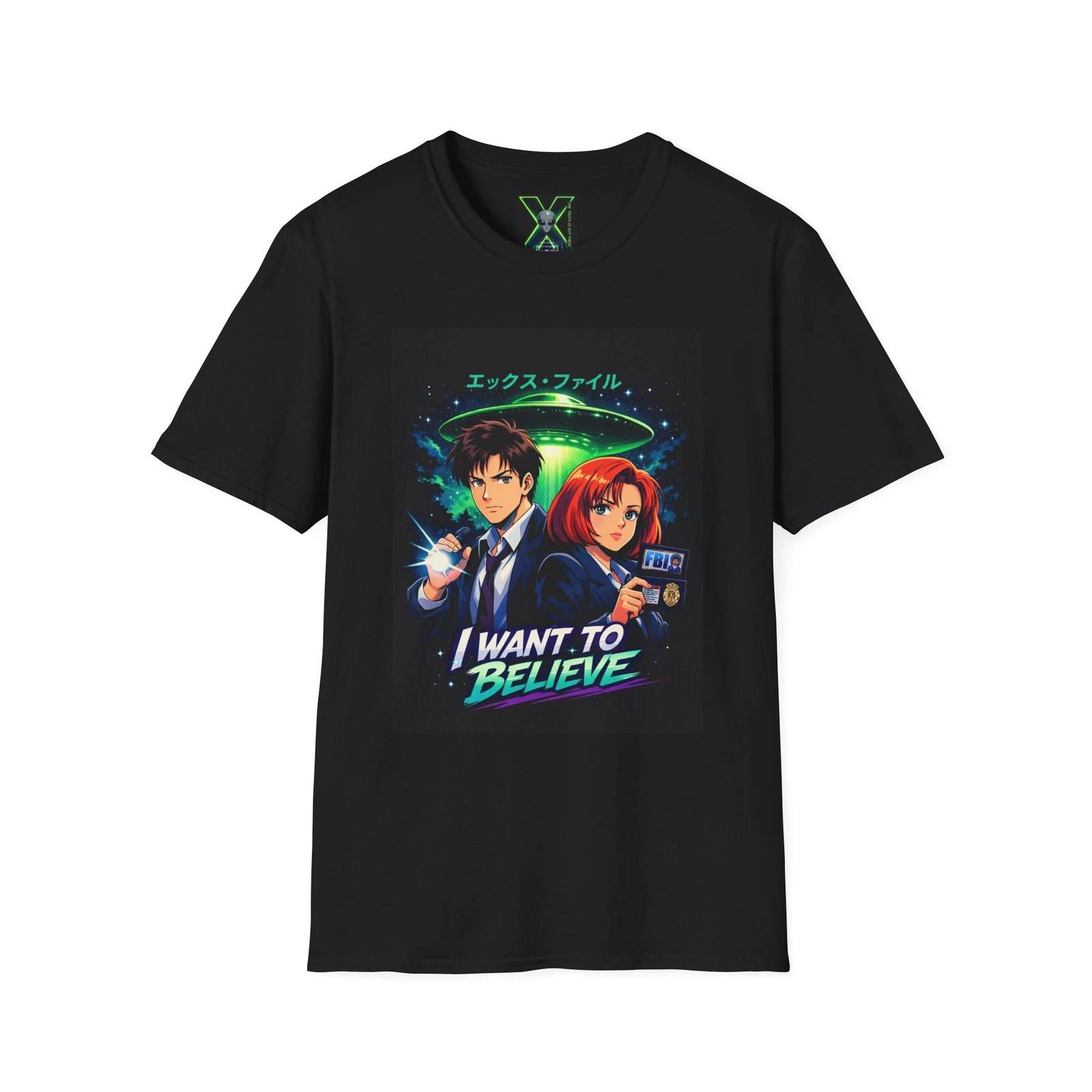 X Files Anime T-Shirt | Agent Scully XL