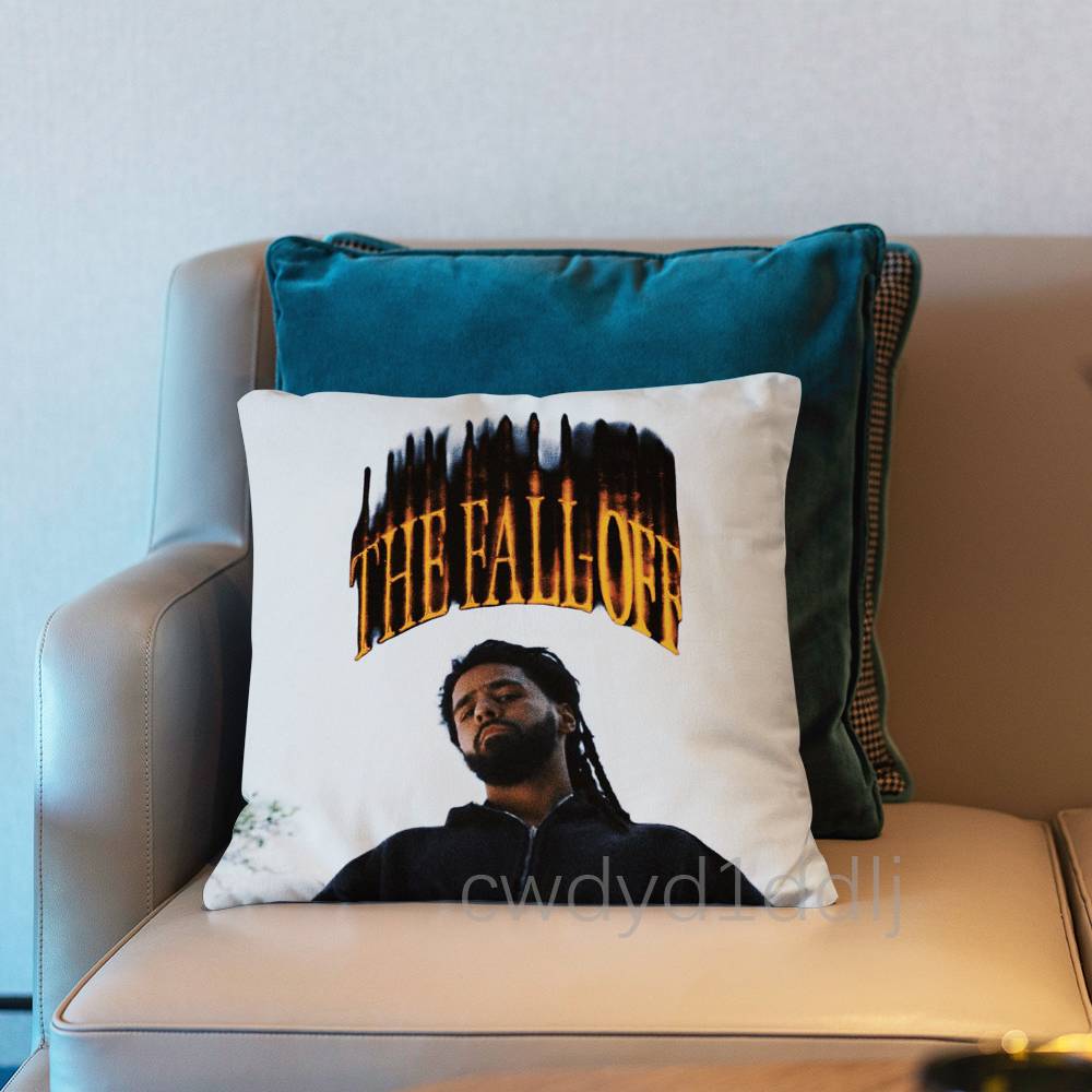 JCole The Fall Off Pillow Case Short Plush Sofa Decorative Gift Home Doublesided Printing Cushio
