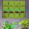 12 Pockets Vertical Greening Hanging Wall Outdoor Garden Plant Growing Bags Planter