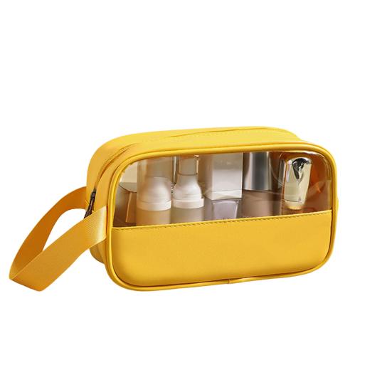 Atrakcyjna kosmetyczka o dużej pojemności. Przezroczysty wodoodporny pojemnik na kosmetyki