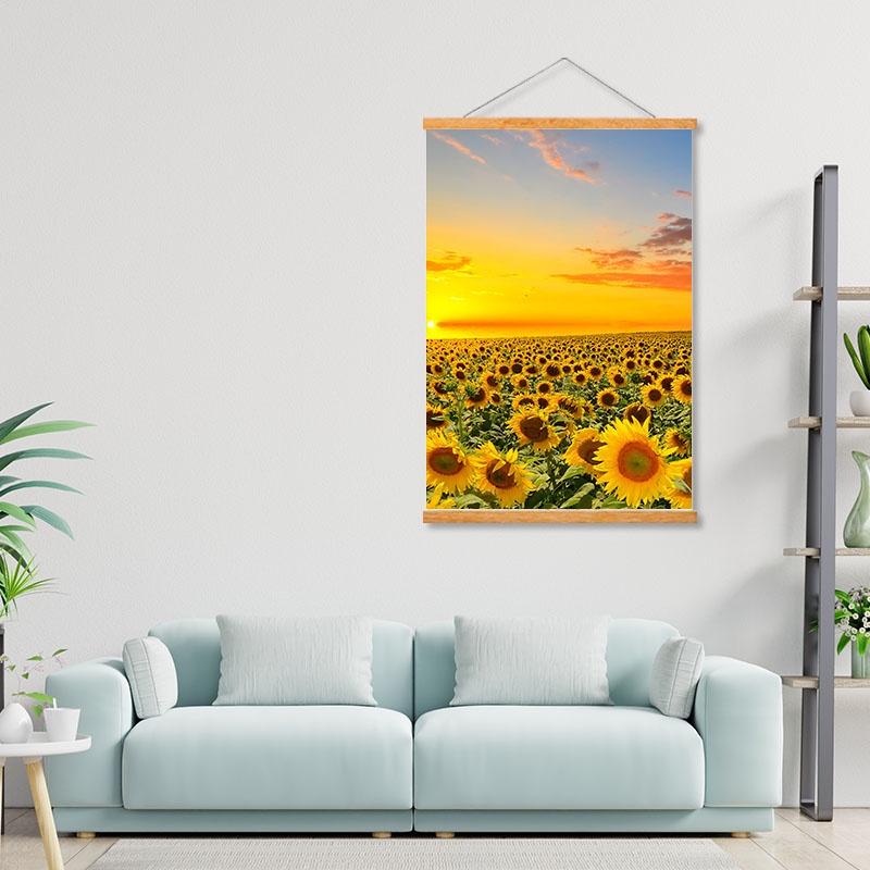 41 cm/51 cm girasole magnetico poster appendiabiti cornice naturale cornice appendiabiti cornice per foto cornice per arte della parete cornice artigianale