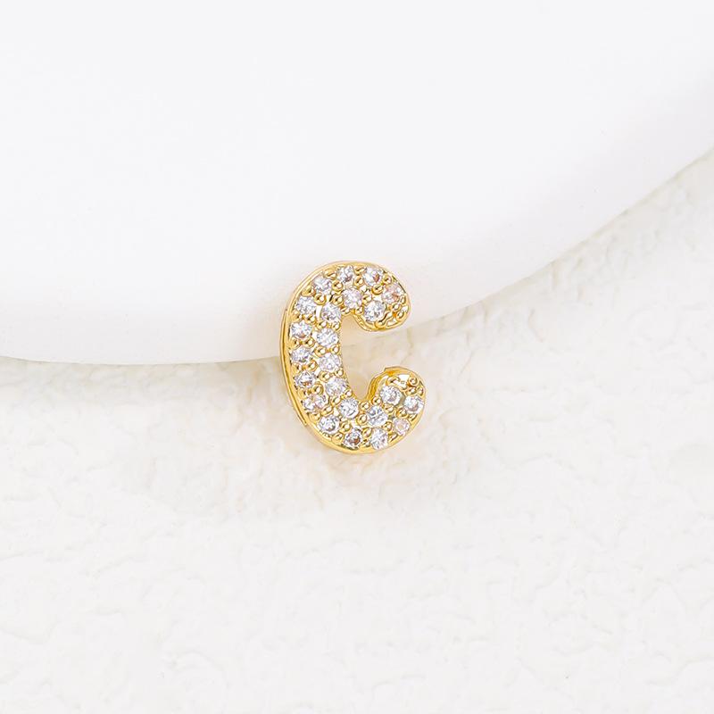 Initial A-Z Letters Pendant Necklace Women Men Choker Stainless Steel Necklace Pendant Necklace Gold Color Hip Hop Iced