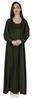 Bimba Women Islamic Prayer Dress With Hijab Cuff Sleeves Traditional Muslim Abaya