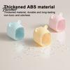 Waterproof Brush Holder Cute Bear Wall Mounted Toothbrush with Dustproof Flip Cover, Single Bathroom Decor Dispenser Storage Organizer, Drill-free