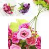 21 Head Artificial Flower Bouquet Featuring High Realistic Appearance And Smooth Material For Home Decor