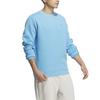 adidas Einfarbiges lässiges locker sitzendes Rundhals-Langarm-Sweatshirt für Herren, Oberteile, Blau JE8638