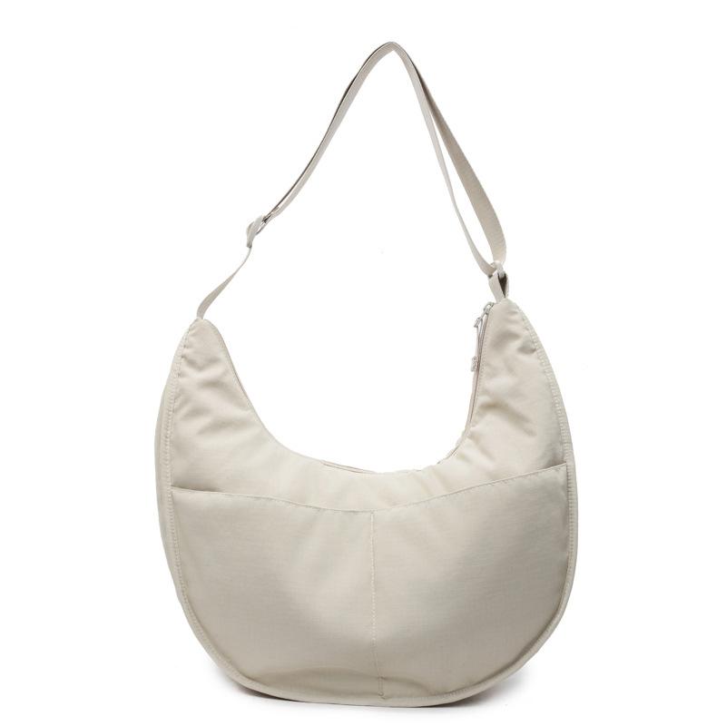 

Korean version of simple casual dumpling bag large capacity lazy minimalist shoulder bag street tide and messenger bag women one size fits all