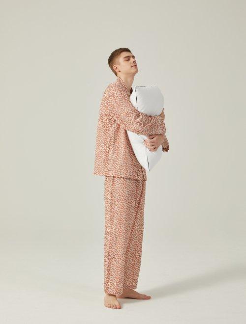

[Sleepy cat] Wildflower Pajama (m) [Shipped from Korea] 100% Authentic Dark Orange