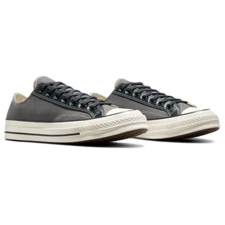 Converse Chuck 70 Low Kožené Prekrytia - Žraločia Koža Unisex Tenisky Šedá Shadow-Woods Egret A09452F