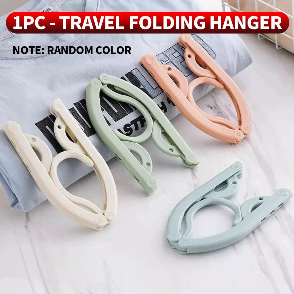 6PCS/3PCS/1PC Portable Folding Travel Hanger - Space Saving Drying Hanger, Travel Hanger