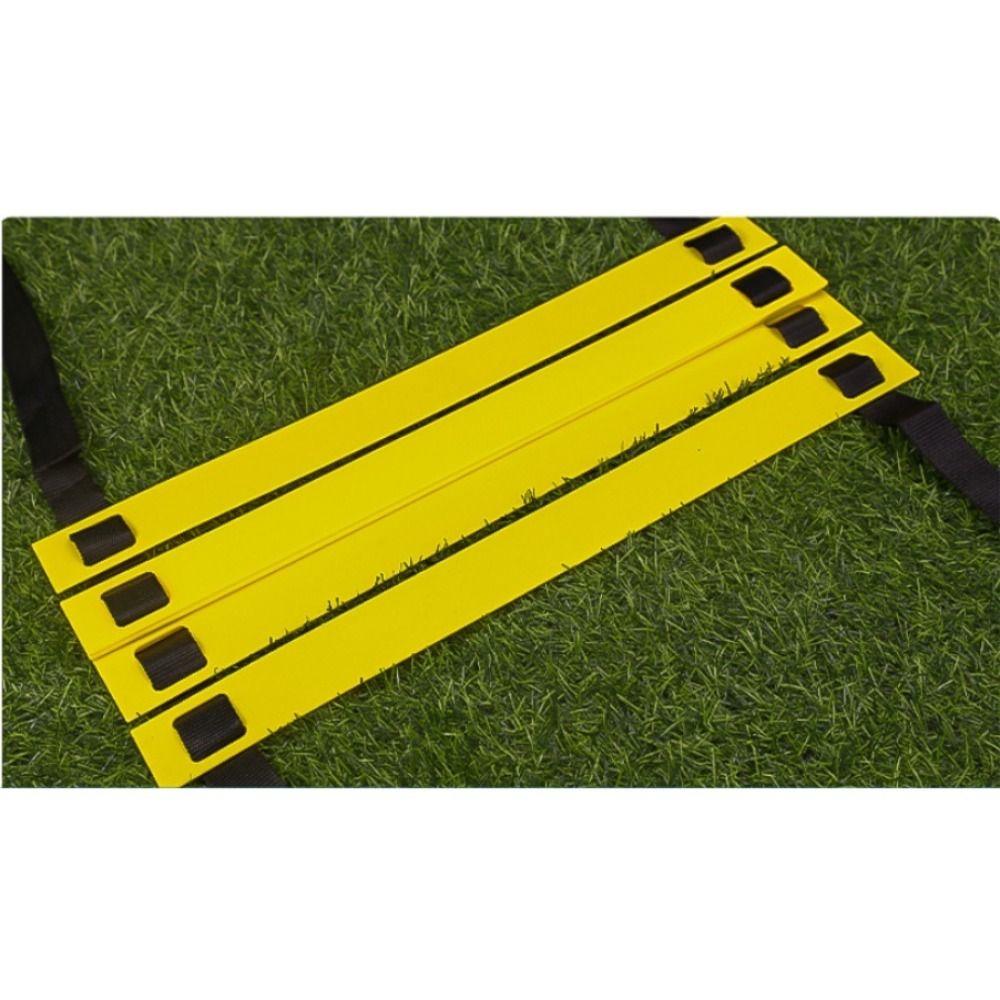 Yellow Agility Training Ladder Adjustable Rungs Speed Ladder Fitness Feet Speed