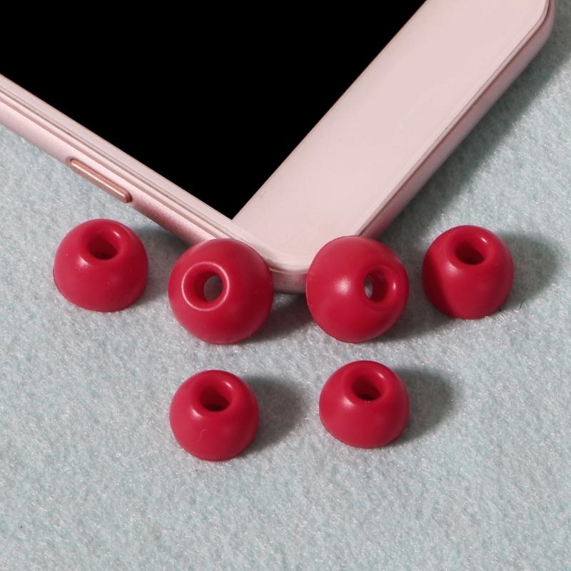 6Pcs Silicone Ear Tips for Studio Buds/Fit Pro, Replacement True Wireless Noise Reduction Earbuds Eartips Earplugs