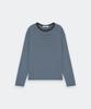 KINETO Blend Stripe Long Sleeve Top_Blue Gray
