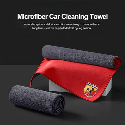 2-in-1 Microfiber Towel Car Cleaning Tools Rag Cloth For Fiat 500 Punto Tipo Doblo Argo Freemont Bravo Panda Stilo Ducato Pondo