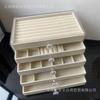 New Transparent Home Desktop 5-Tier Countertop Drawer Jewelry Box Storage Box Earring Storage Box, Jewelry Boxes