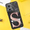 PERSONALISED INITIALS MARBLE Case For OPPO Find X5 X6 Pro X2 Lite X3 Neo OPPO Reno 8T 10 5Z 2Z 4Z 4 5 6 7 8 Lite Coque
