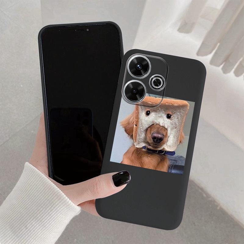 Funny Dog Soft Silicone Case For Redmi Note 13 Pro 13C 14 Poco C65 Samsung A55 M35 S24 Xiaomi iPhone Huawei Honor 200 Realme 9 Camera Shockproof Cover