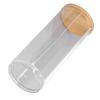 Transparent Makeup Cotton Swabs Holder Decorative Cosmetic Pads Container  Bathroom