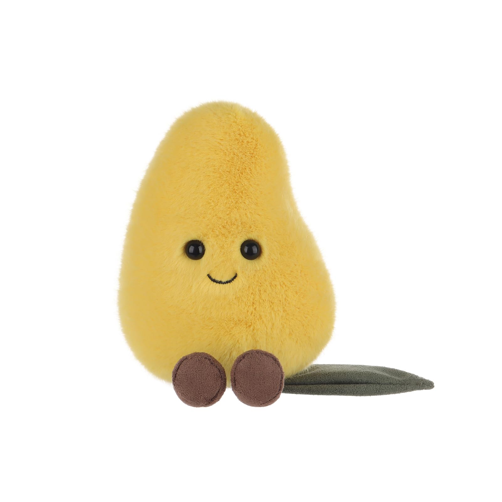 

Apricot Lamb Fresh Mango Plush Toy for Kids, Soft and Cute, Fluffy Fresh Mango for Girls and Boys, 14cm