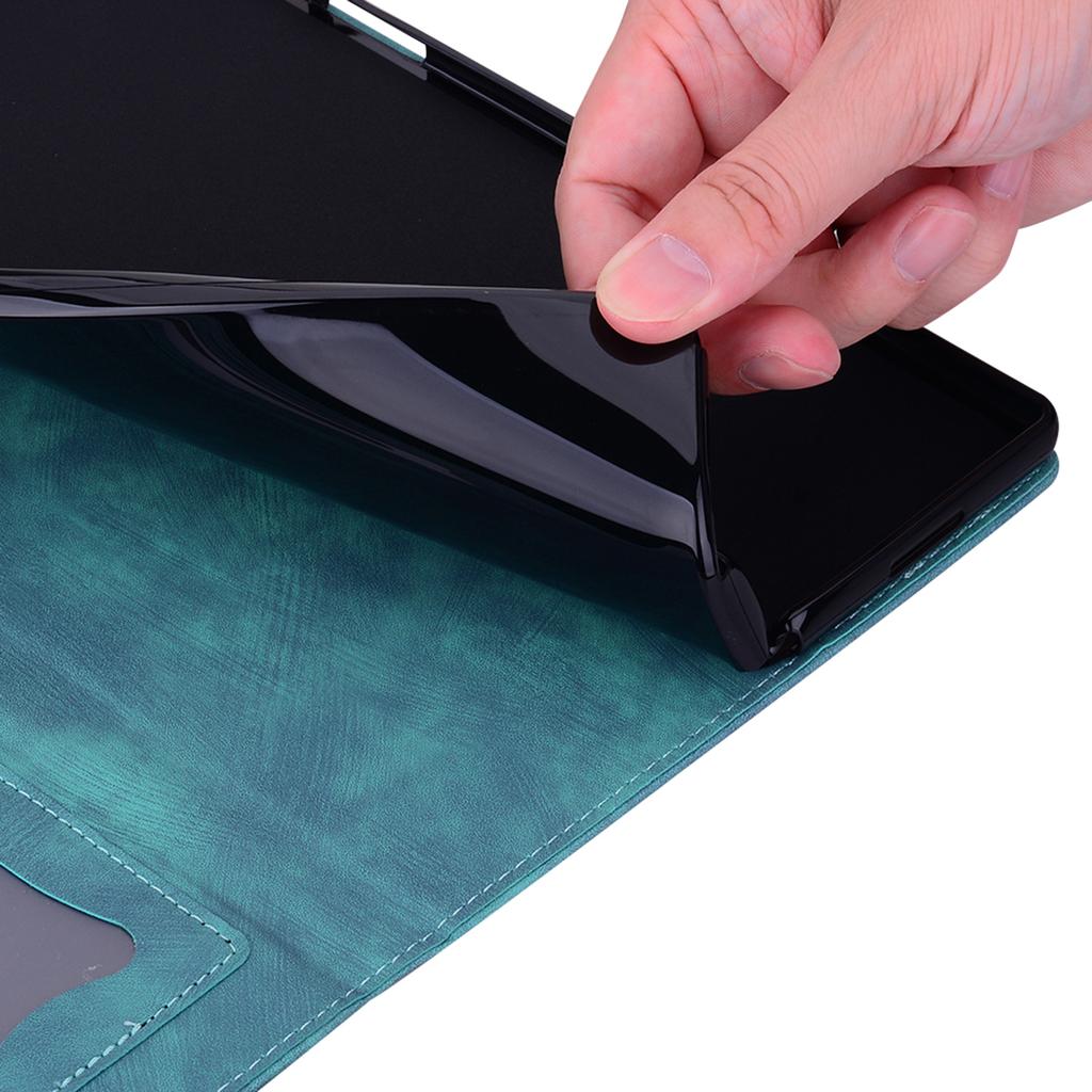 Für Xiaomi Redmi Pad Pro Hülle Kartenfächer Leder Tablet Ständer Folio Hülle Blume Katze