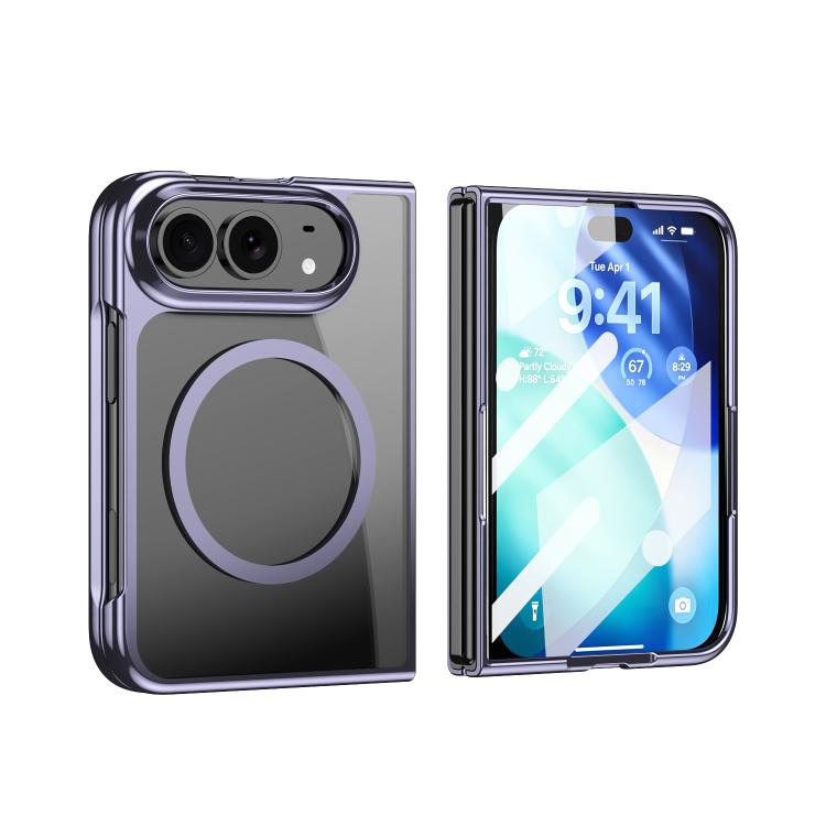 Clear Plated Magnetic Integrated Film Phone Case