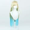 Cosplay wig, Emma Aizawa, gold and blue gradient, heat-resistant wig, costume accessory, disguise, Halloween, event, cosplay, photo shoot