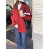 2024 Autumn/Winter Women's Soft V-Neck Pink Cardigan Sweater - Simple, Lazy Style Knit Outerwear