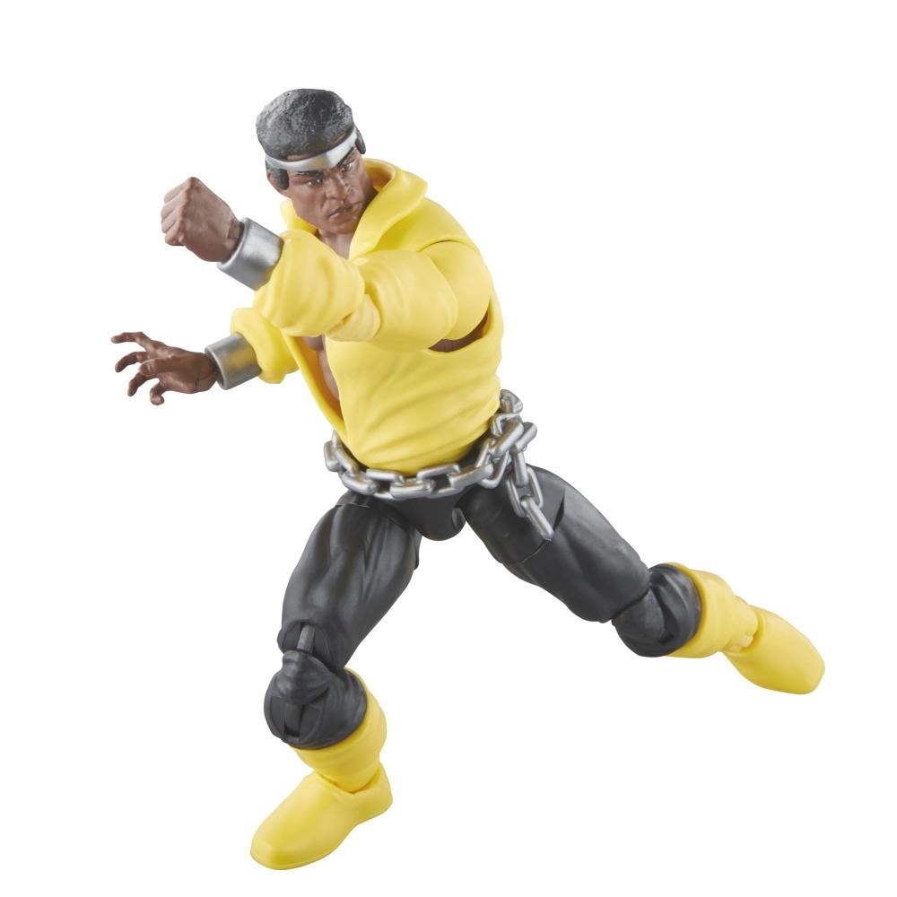 Hasbro MARVEL Marvel Legends-serien Luke Cage Power Man, Marvel Knights Comics 6 tommer (15 cm) Størrelse Action Figure, Marvel Legends Action Figur F6623 G