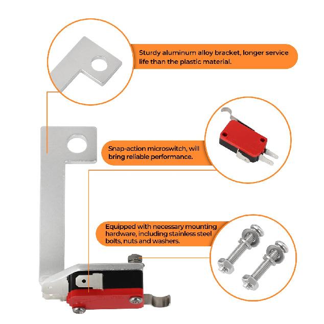 Kickdown Microswitch Switch for ST400 Edelbrock AVS2 Carburetors Microswitch Bracket Kits Aluminum
