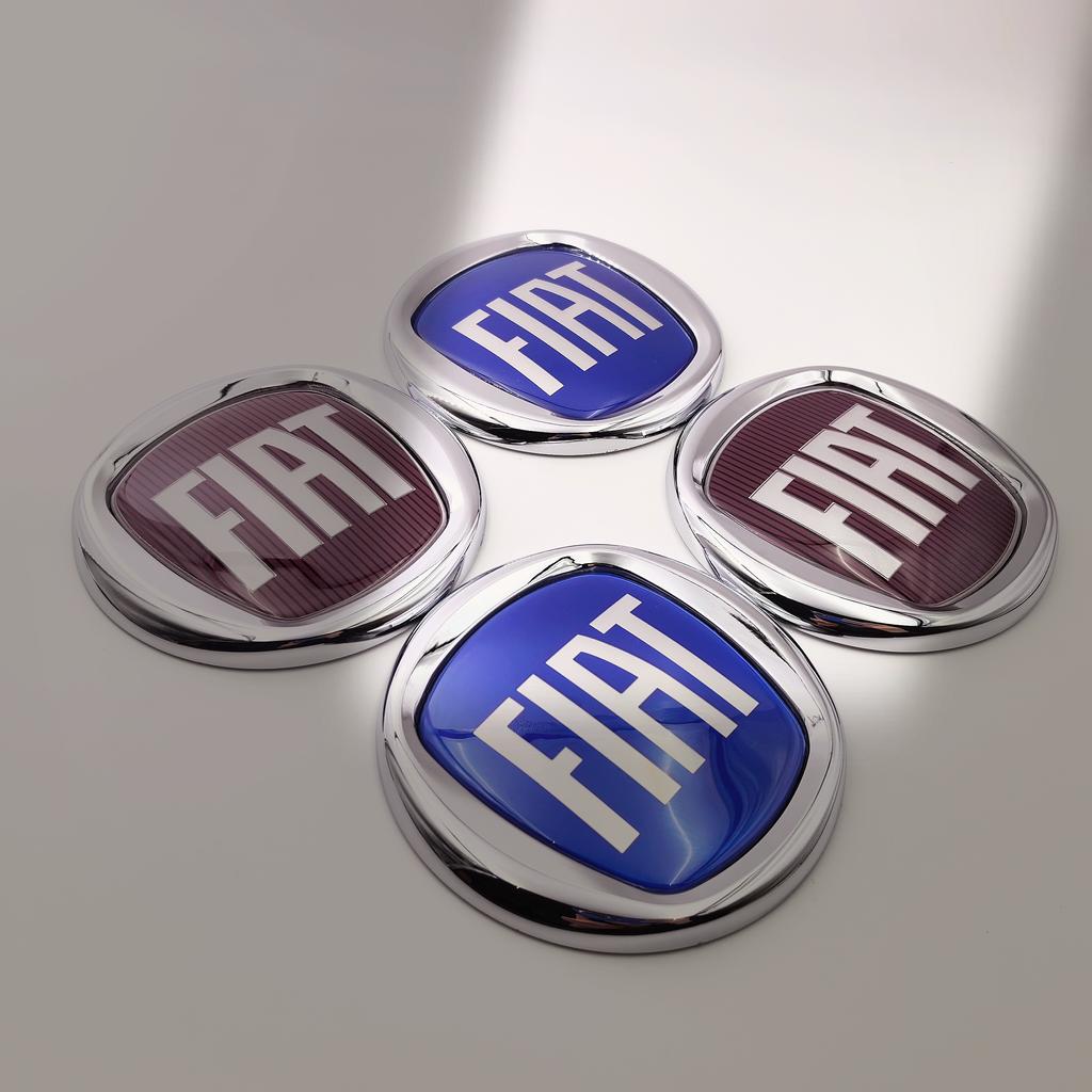 1 Stück 12cm 120mm Emblem für FIAT Auto-Haube - Zubehör für DobloTipo Panda Ducato Fiorino Grande Punto 500X 500 Freemont Stilo