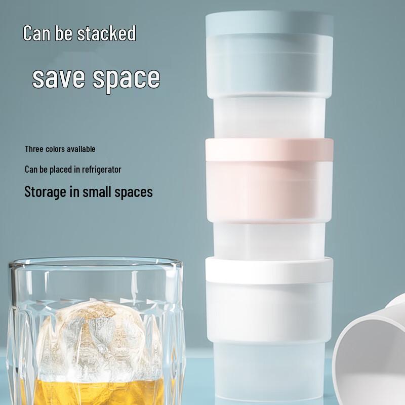 Ice Maker Silicone Mold for Large Whiskey Ice Balls and Cubes