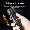 High Powerful Flashlight Super Bright XHP70 Flashlight Zoomable Torch Outdoor Camping Lantern