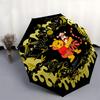 Winnie-the-Pooh, Honey Themed Automatic Opening and Closing Umbrella, Brightly Colored 8-rib Portable Umbrella, Suitable for Men and Women, A Perfect