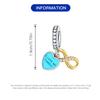 Bead Components Copper Metal Charm Bead Components Authentic Original Infinity Heart Pendant Bead Component Bead Components Compatible With Bracelet