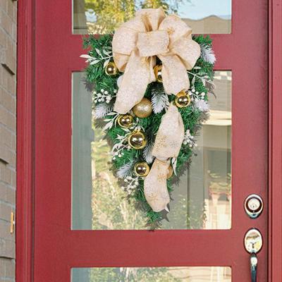 Front Door Decoration High-quality Materials Beautifully Holiday Decoration Simulated Garland Has Many Uses Elegant Wreath