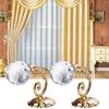 2X Large Metal Crystal Glass Curtain Holdback Wall Tie Back Hanger Holder 