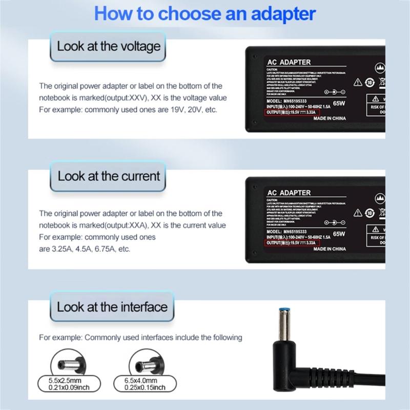 MultiUse Power Adapter AC100 240V to DC9V 3.42A Power Adapter Converters Cable for Laptop Efficient Power Supply
